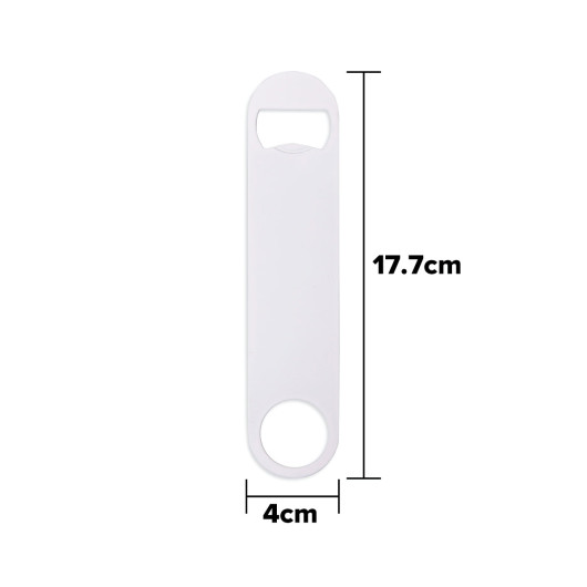 Full Colour Bottle Openers Dimensions